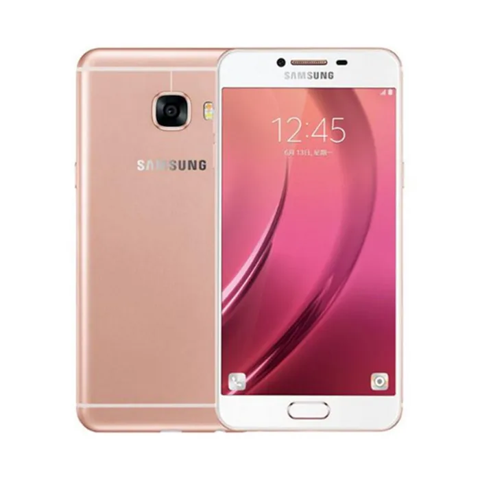 Samsung Galaxy C5 C5000, 5,2 дюймов, Восьмиядерный, 4 Гб ОЗУ, 32 ГБ/64 Гб ПЗУ, LTE, 16 МП, Android 1080 P, Wifi, две sim-карты, отремонтированный мобильный телефон