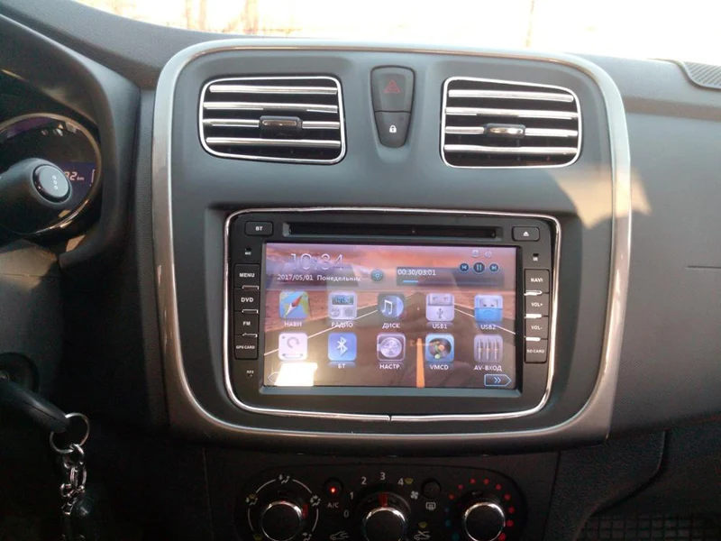 Top Newest Android Car Radio DVD Player GPS Navigation Stereo Unit for Dacia Sandero Duster Renault Captur Lada Xray 2 Logan 2 Video 3