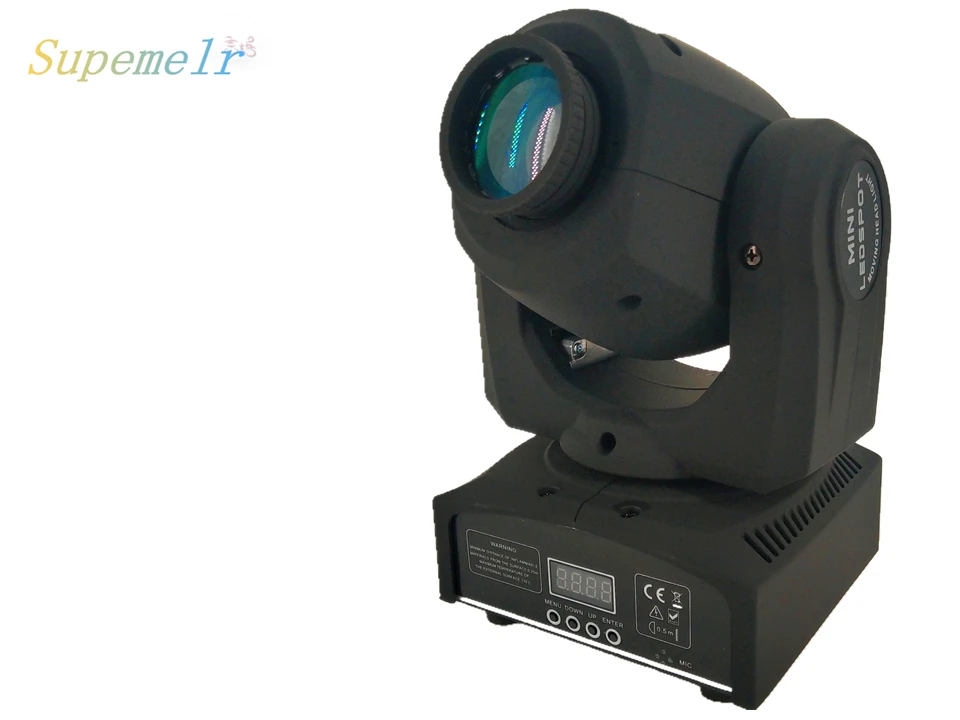 

fast shipping 2pcs/lot led 4IN1 30W mini led spot moving head light Mini Moving Head Light 8 gobos effect DMX stage light