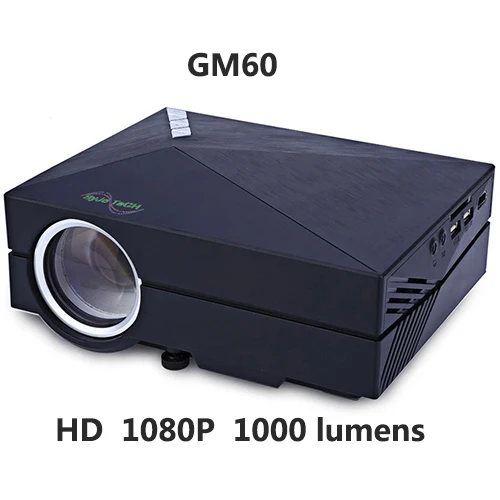 Проектор ByJoTeCH GM60 1000 лм поддержка 1080P|Аксессуары для проекторов| |