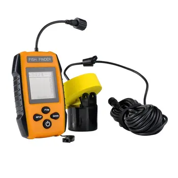 

Portable Fish Finder Depth Sonar Sounder Alarm Transducer Fishfinder 0.7-100m 200KHZ fishing echo sounder