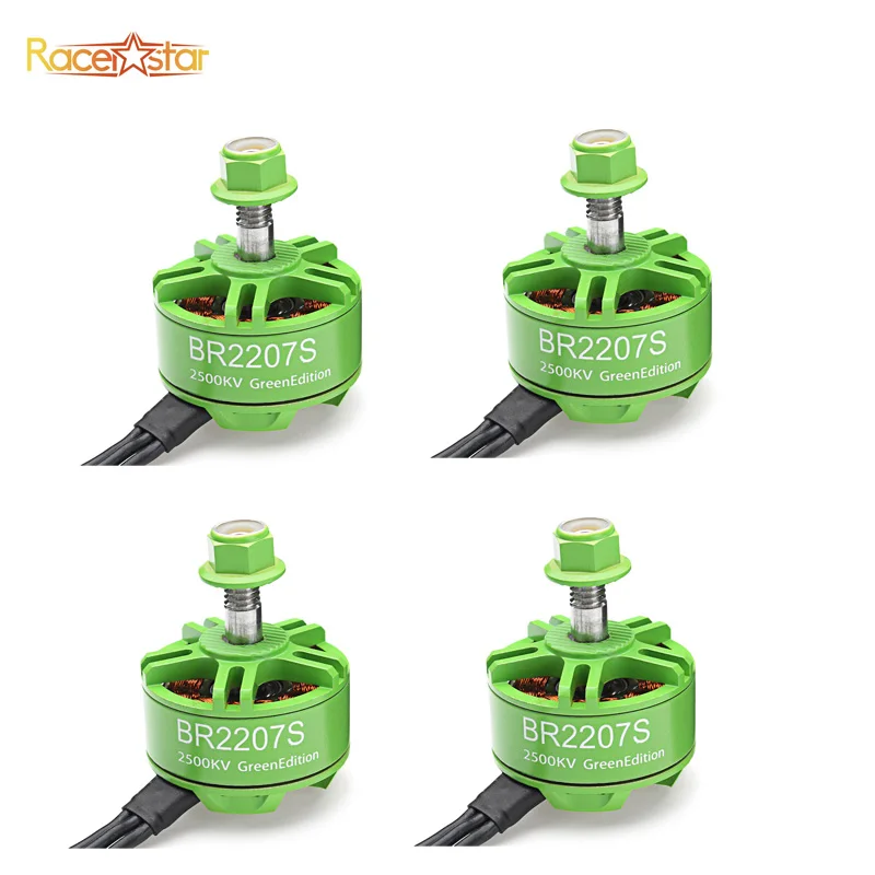 Racerstar 2207 BR2207S зеленый/красный выпуск 1600KV 2200KV 2500KV 3 6S бесщеточный двигатель | Отзывы и видеообзор