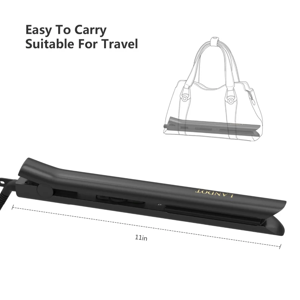 flat iron hair straightener (black-04)