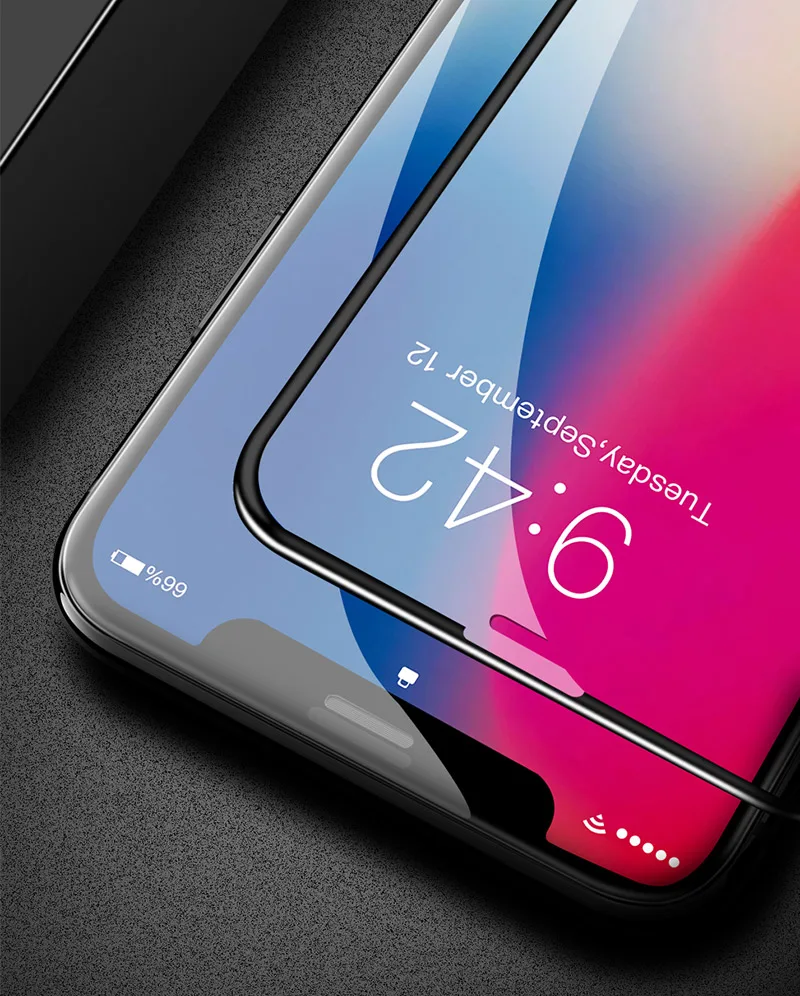 Artisome 6D Curved Tempered Glass For iPhone X 10 Glass For iPhone 8 Glass 6 6s 7 8 Plus Screen Protector Protective Glass (21)