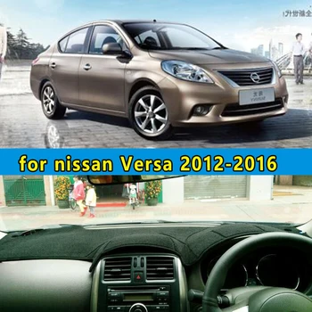 

car dashmats car-styling accessories dashboard cover for nissan Versa 2012 2013 2014 2015 2016 rhd