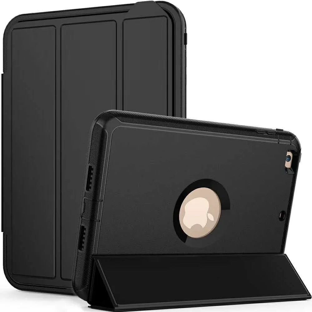 Подставка чехол-книжка отверстие Цвет для Apple IPad 2/3/4 черный | Мобильные телефоны и