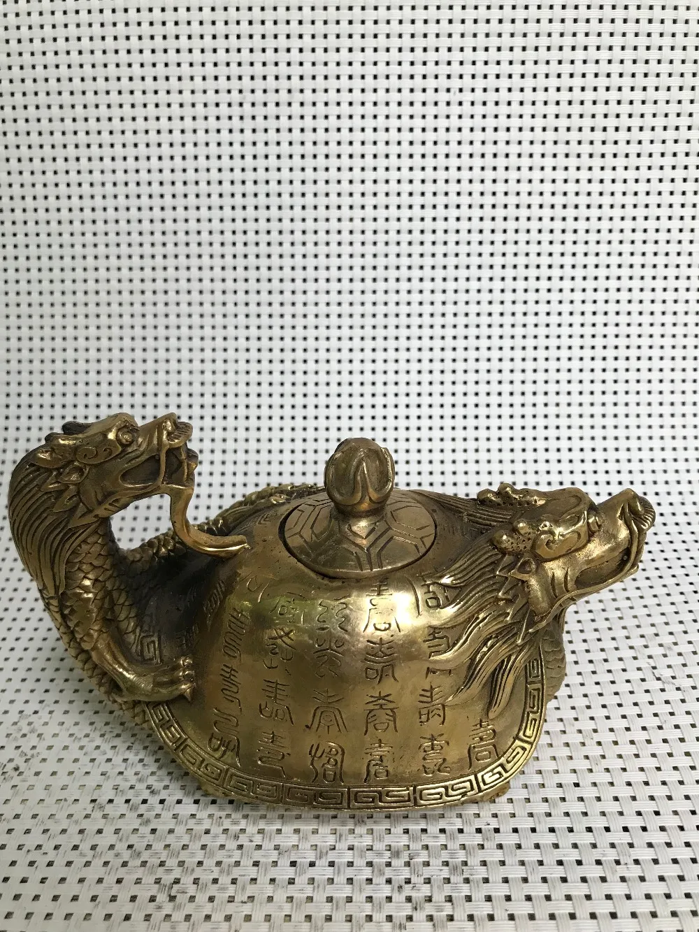 CHINESE OLD COPPER HANDWORK DRAGON TEA POTin Bottles, Jars & Boxes