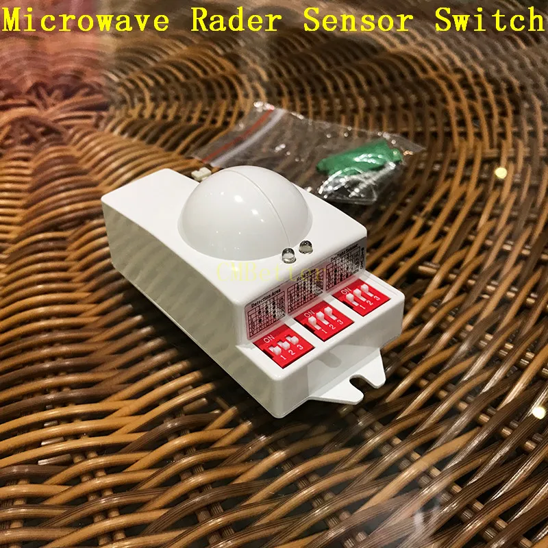 Intelligent switch LED energy - saving lamp sensor radar detector LED incandescent sensor switch manufacturers wholesale CM093 (8)