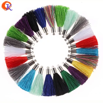 

Cordial Design 10Pcs/Bag 3.5CM Tassel/Rhodium Hat Silk Tassel/Hand Made/Jewelry Findings/Accessories Parts/Jewelry Accessories