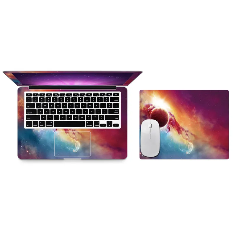 Звездное небо ноутбук тела наклейка защитная кожа виниловые наклейки для Macbook Air Pro retina 1" 12" 1" 15 A1278 A1465 A1466 A1502 - Цвет: 7
