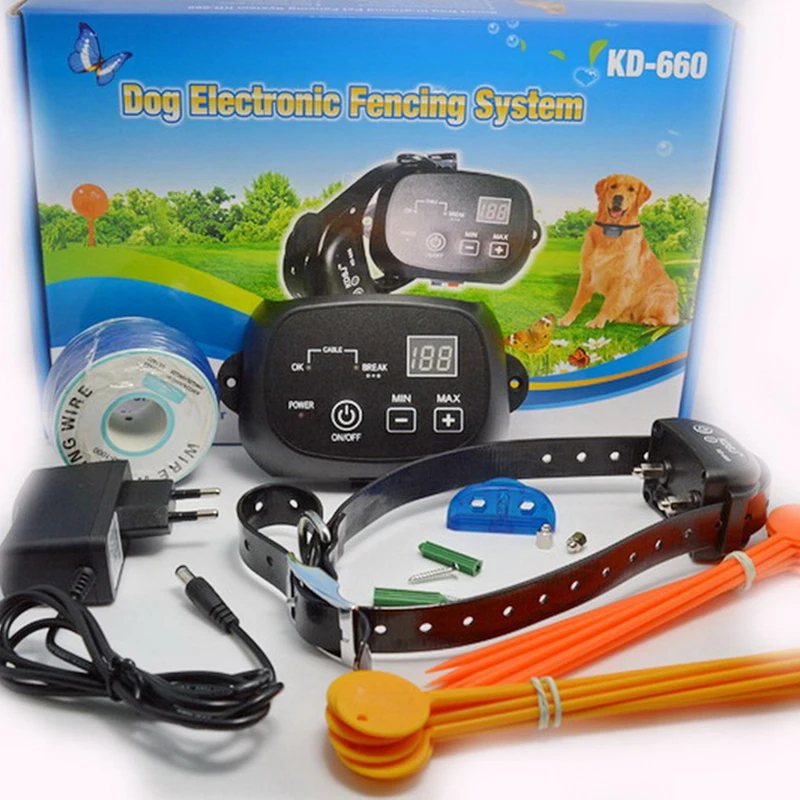 300 м ошейник для домашних собак перезаряжаемый Электрический ударный Вибрационный антикорячий пульт дистанционного управления устройство для обучения собак