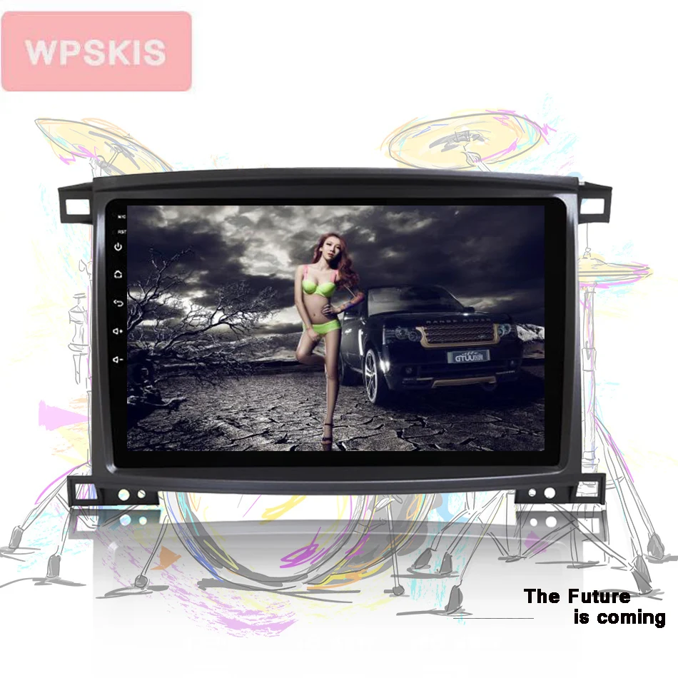 Perfect Android 9.0 CAR DVD PLAYER FIT FOR Toyota Land Cruiser/ Landcruiser 100/ LC100 Car Audio Multimedia player SAT Navi DAB+ Radio 2