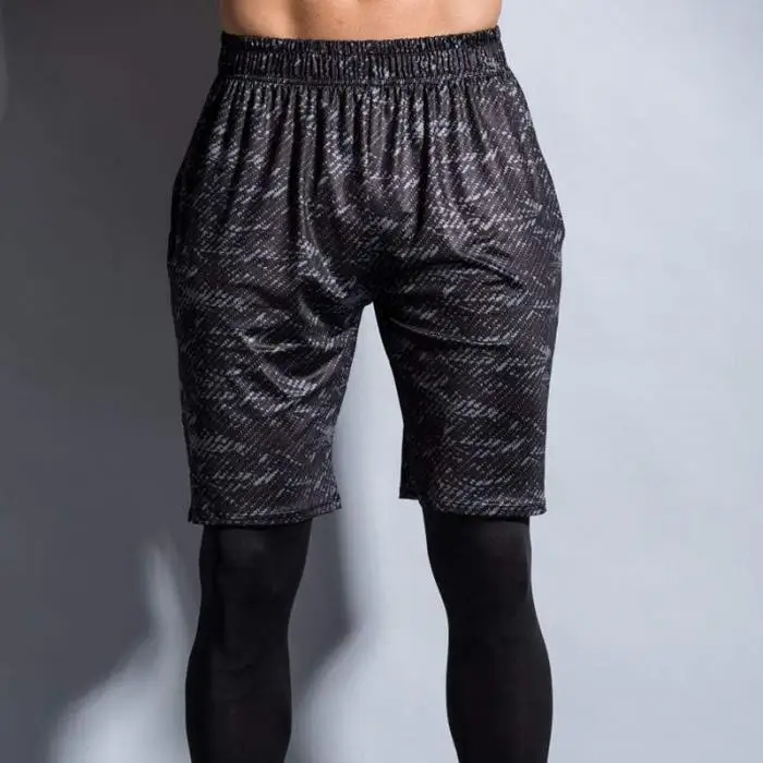 Новинка, мужские Компрессионные шорты, быстросохнущие, дышащие, для летних видов спорта, бега, тренировок, ALS88