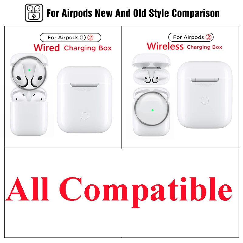 Silicone Cases For Apple AirPods 2nd Soft Cute Cartoon Avocado Earphone Case Charging Box Cover For Airpods Air Pods 1 With Hook