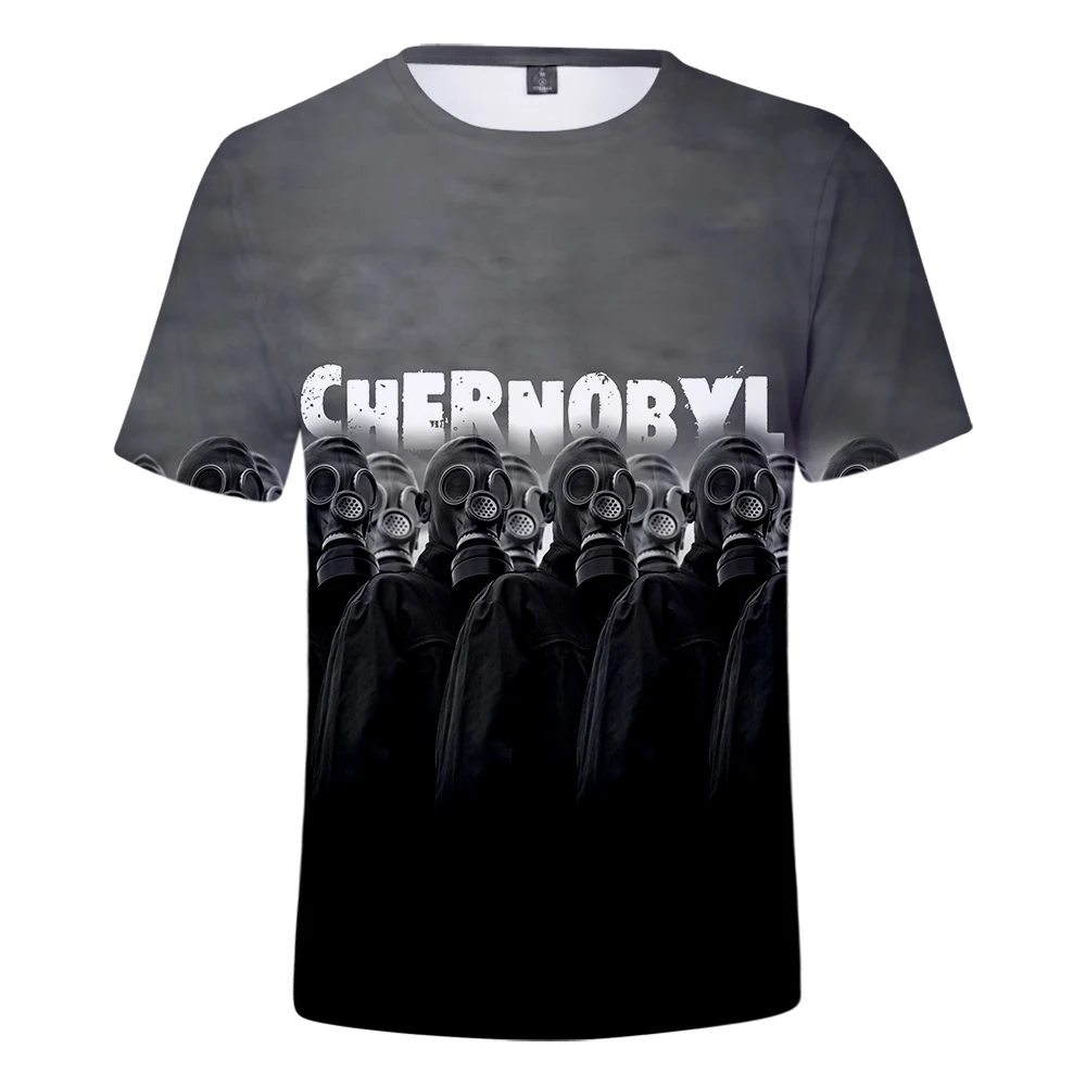 New Popular t shirt Chernobyl T-shirt Summer High Quality Men/Women chernobyl Fashion T-Shirts Tops Soft Top Tees