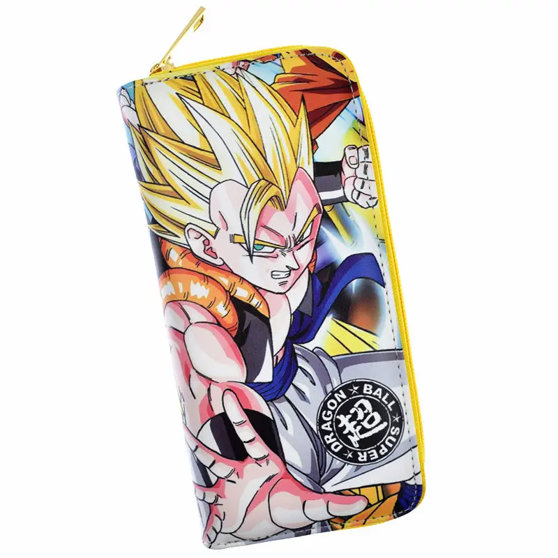 

FVIP Anime Cartoon Dragon Ball Long Wallet Dragon Ball Super Purse for Young