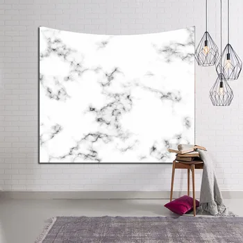 

Geometry Tapestries Metal Gold Marble Line Bronzing Texture Wall Hanging Home Pink Decoration Bedspreads 200Cm Woven Gorgeous