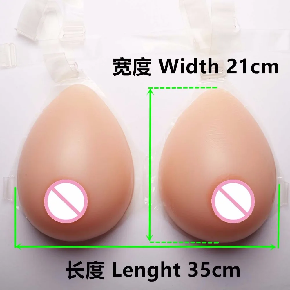 male to female transgender breast form 2800g fake silicon breasts g cup strap on boobs