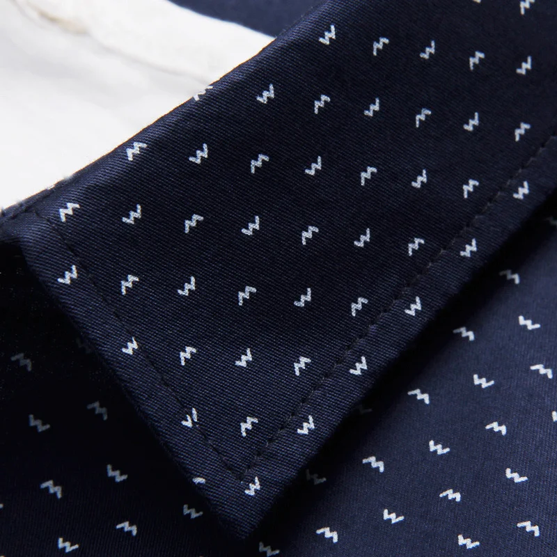 Men's Sexy Dot Pattern Print Formal Shirt-5