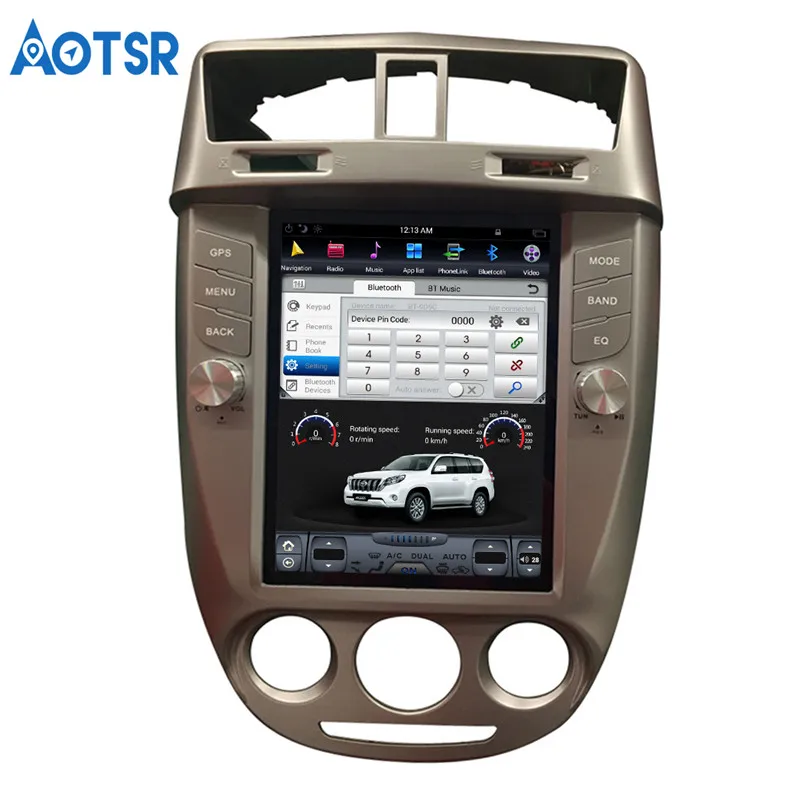 Excellent Tesla style Android Car GPS navigation stereo multimedia For BUICK EXCELLE 2008-2015 no DVD player headunit stereo tape recoder 8
