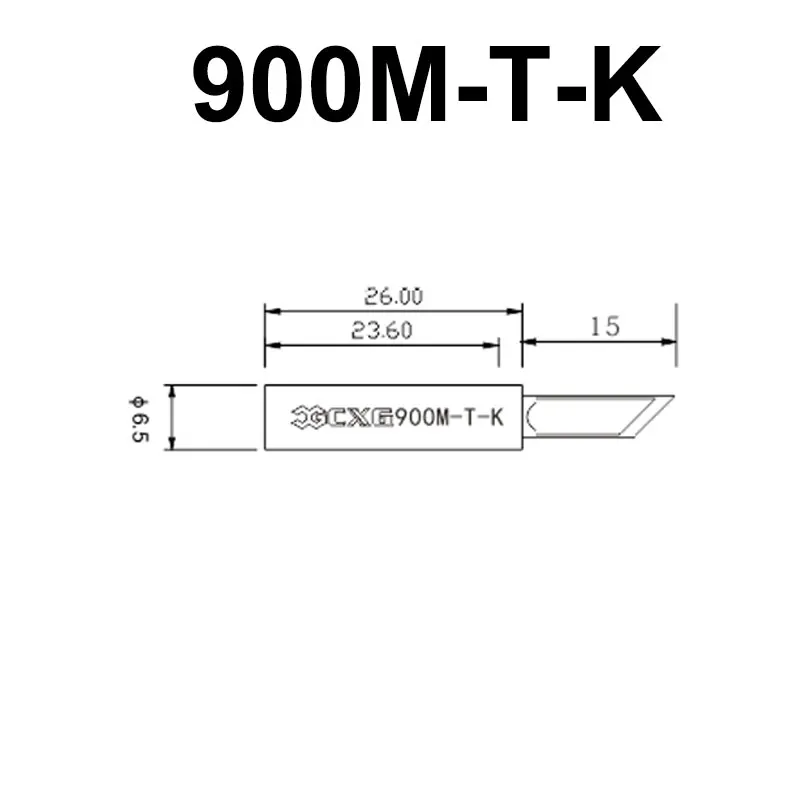 Высокое качество 4 шт./лот универсальные советы железные к типа паяльники жало 900M-T-K