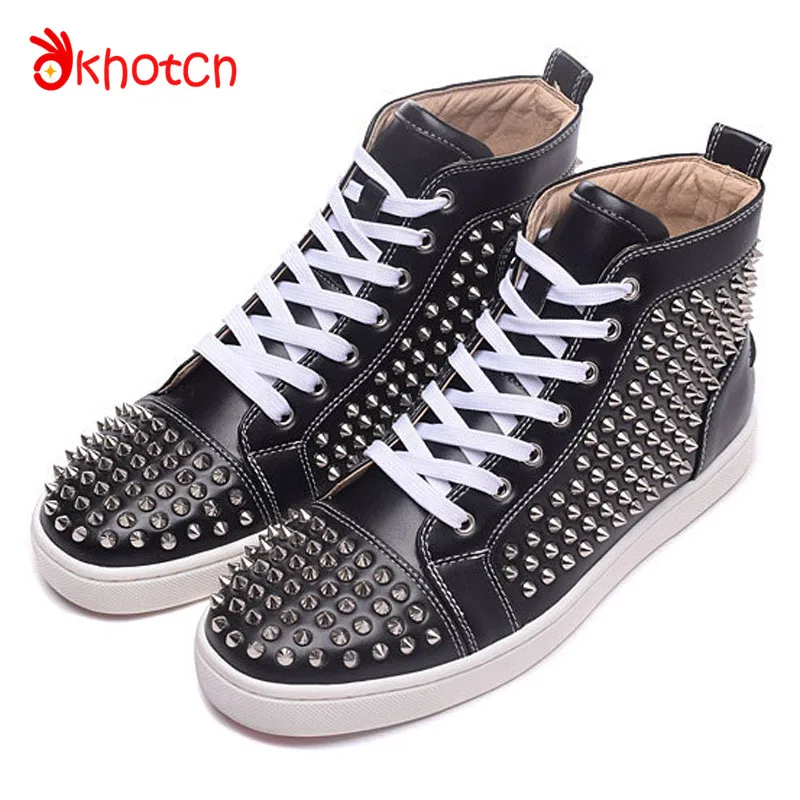 flat shoes with spikes