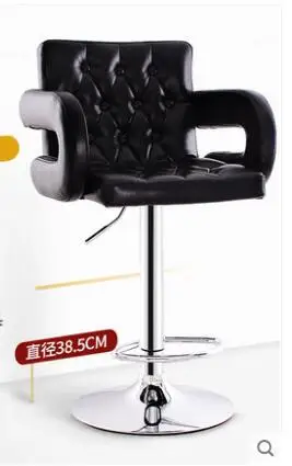 Bar chair lift chair modern minimalist high stool high back bar stool bar front desk home stool Bar chair lift chair modern minimalist high stool high back bar stool bar front desk home stool