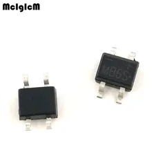 MCIGICM 50 шт. 600V 0.5A лапками углублением SOP-4 SMD выпрямительный диод мост mb6s