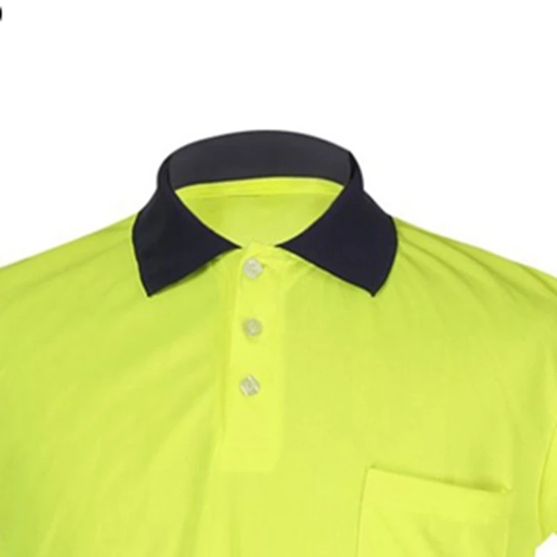 Светоотражающие/безопасные/дорожные флуоресцентные желтые hi-vis спецодежда/футболка