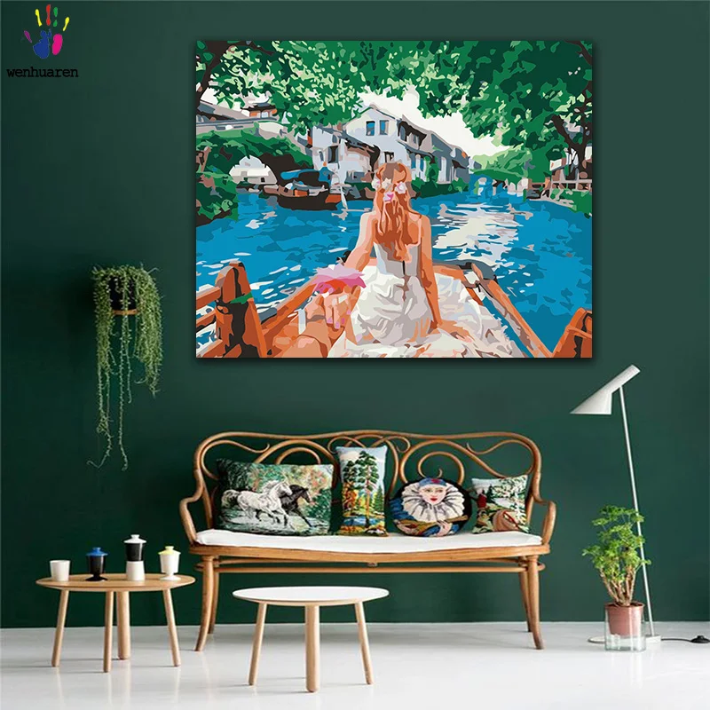 DIY картинки для раскраски по номерам в различных расцветках с применением