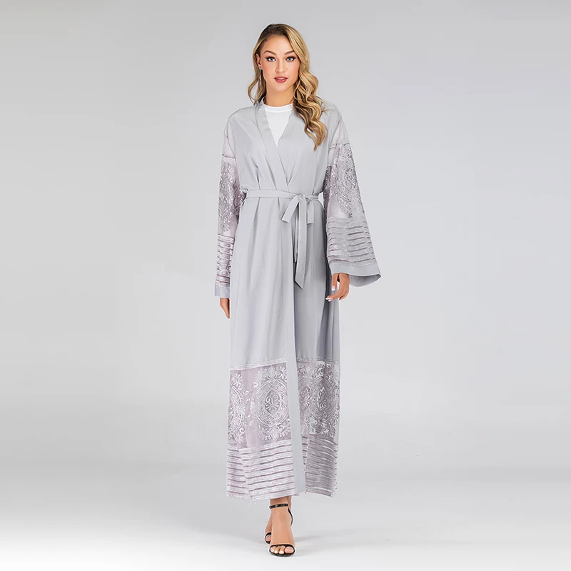 Кимоно Рамадан abaya Robe Femme пальто Дубаи женские мусульманские платья кафтаны