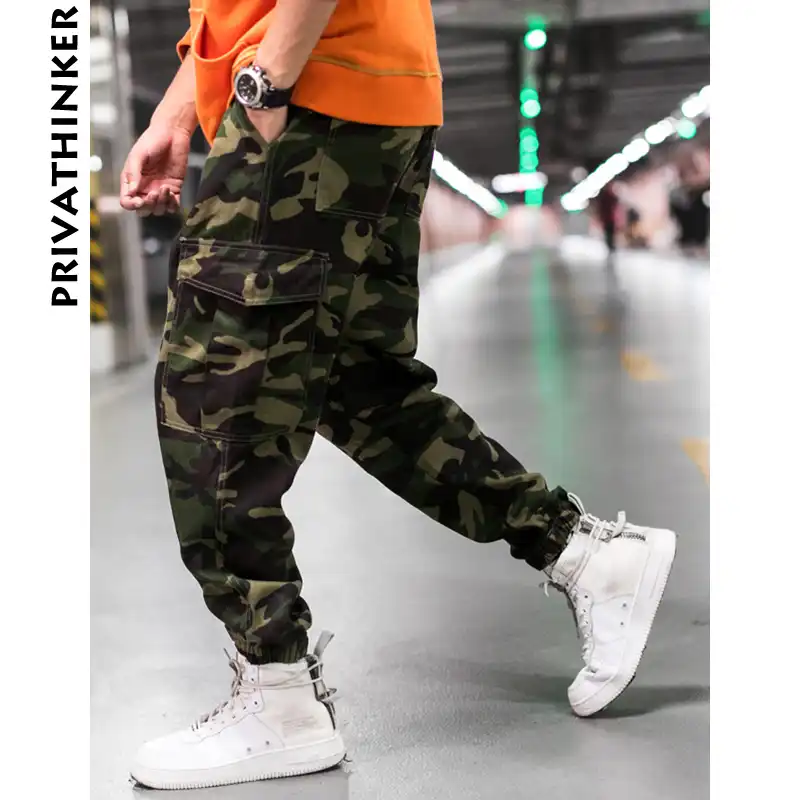 mens designer camo pants