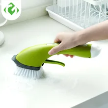Щетка для кухни с моющим средством щетка для очистки рук бытовые инструменты для уборки автоматическая щетка для очистки воды спрей Лидер продаж