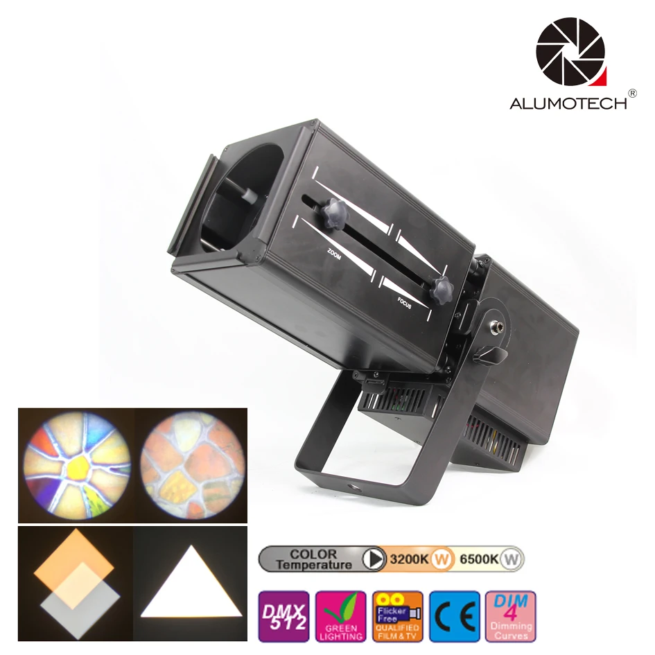 ALUMOTECH 60 Вт COB 6500K дневной свет LED Zoon профиль освещение DMX512 3 канальный сценический |