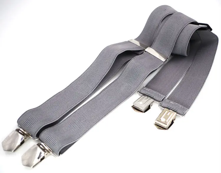 Bretelles Élastiques à Clip Homme 5,1 Cm CTM - Style X-Back Cuir