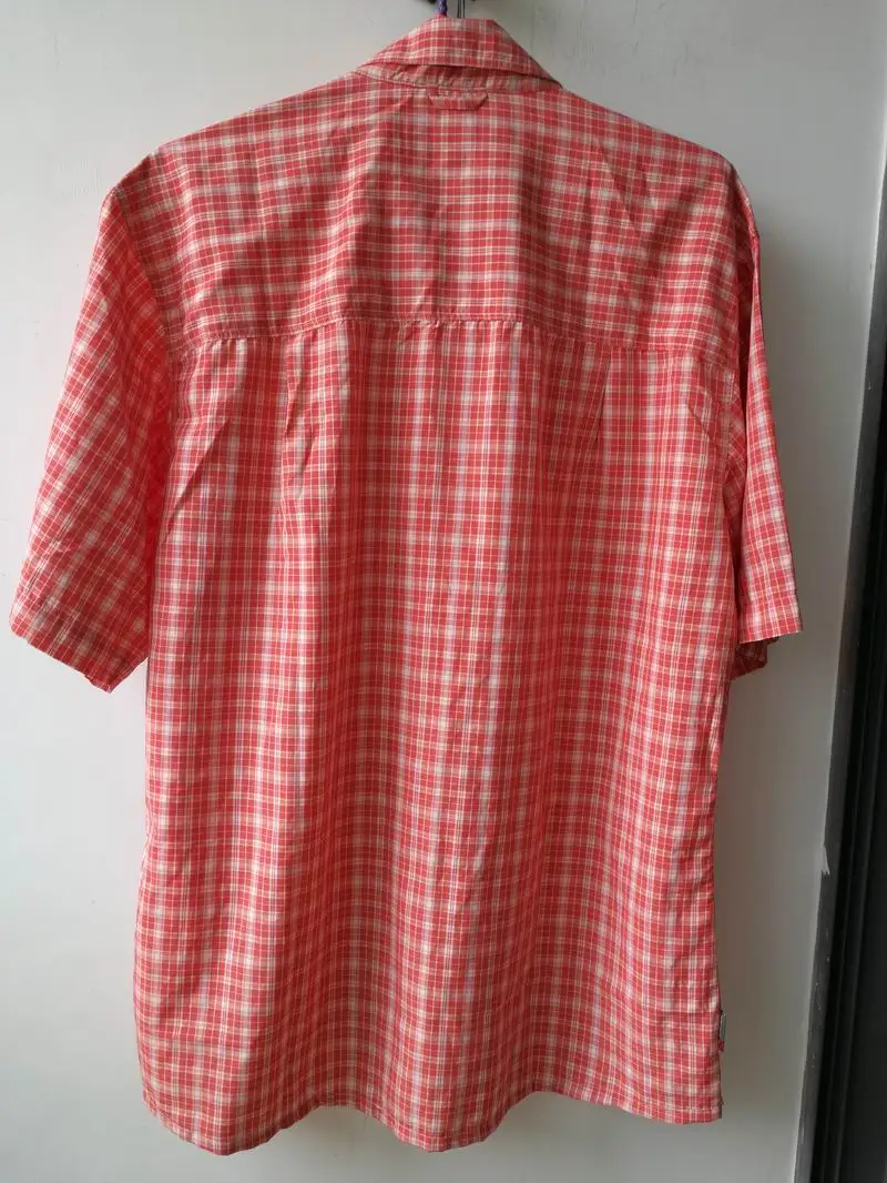 RED PLAID BACK
