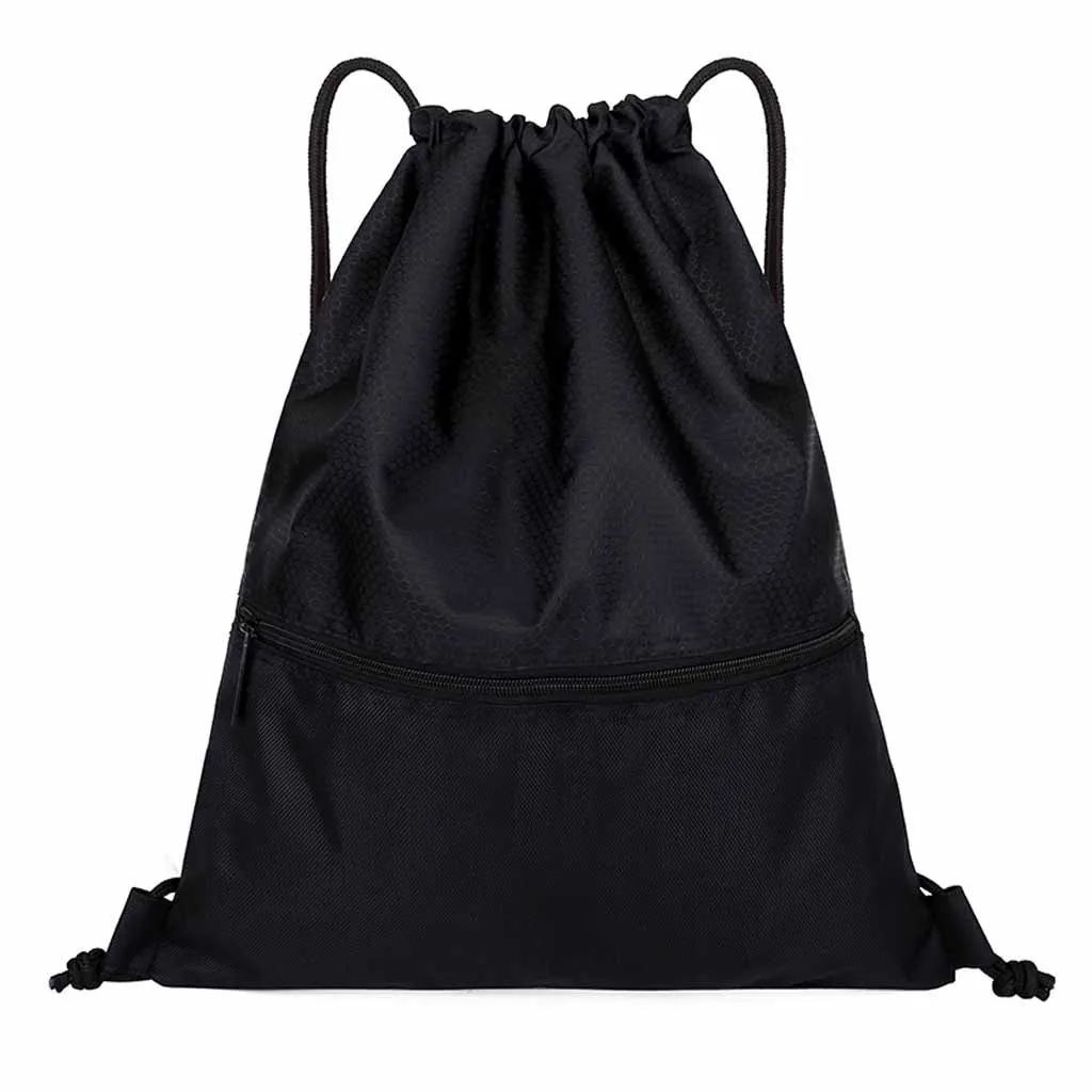 Забавные симпатичное, на шнурке пляжная сумка Для мужчин унисекс сумка для хранения сумки для покупок с принтом рюкзак и сумка Ривет ficelle спортивный рюкзак