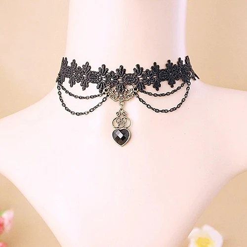 Женское Ожерелье чокер в викторианском стиле|gothic collar|beaded chokercollar necklace |