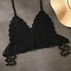 New Sexy Bikini Crop Top Women Crochet Boho Beach Camisoles Bikini Bralette Halter Cami Knitted Bra Backless Beachwear Tank Top ► Photo 3/6