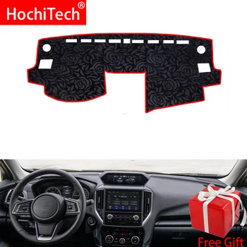 

Rose Pattern Non-slip Dashmat Dash Mat Dashboard Cover Pad Cover Carpet Car Sticker for SUBARU Forester 2013-2018 Car Styling