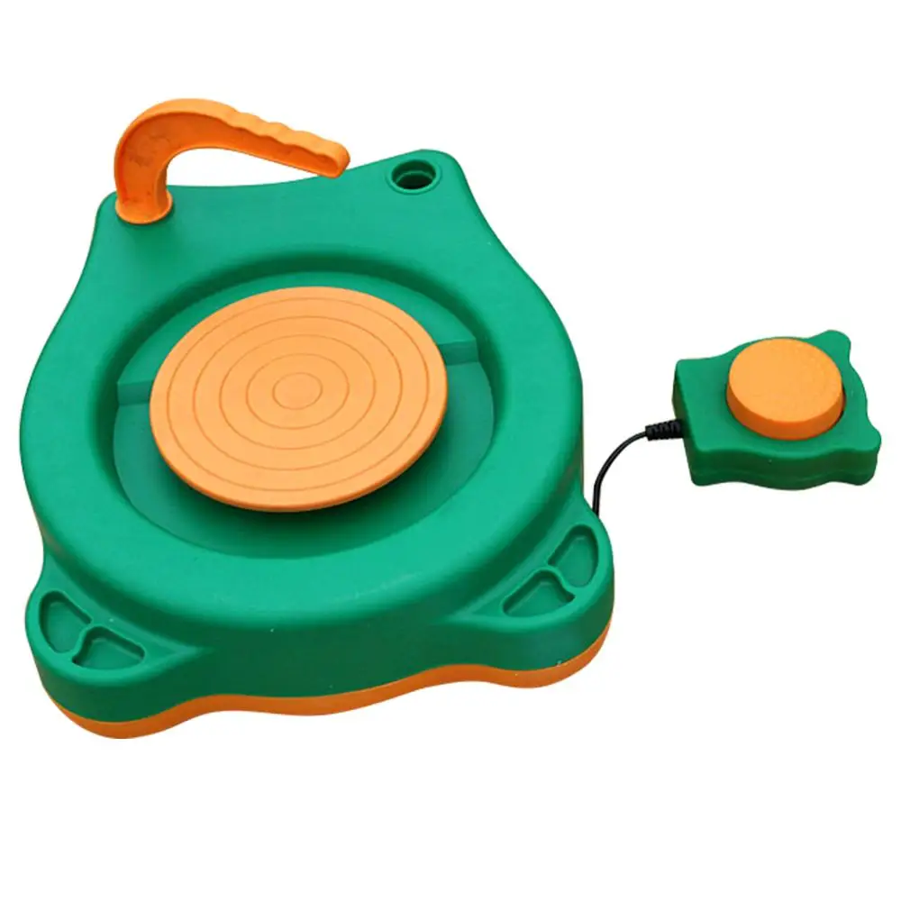 

Pottery Forming Machine 60~80 rpm Electric Pottery Wheel DIY Clay Tool with Tray For Kids Beginners Ceramic learning machine