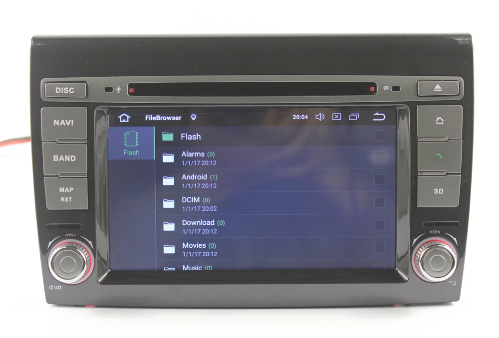 Sale Car Android 8.0 DVD GPS Player For FIAT BRAVO 2007-2012 Octa 8 Core 4G RAM 32G ROM Radio Map Wifi IPS Screen 2