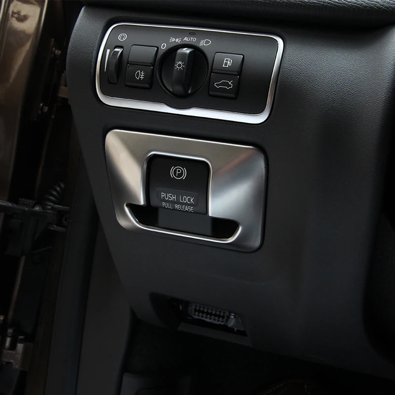 Auto freno a mano elettronico Button cover Trim adesivi per S80/ XC60/ XC70/ S60/ V60