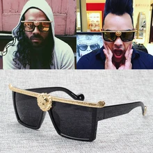 JackJad, новинка, модные, дикие, голова льва, украшение, Анна, солнцезащитные очки для женщин и мужчин, фирменный дизайн, квадратная оправа, солнцезащитные очки Oculos De Sol