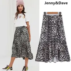 Jenny & Dave 2019 skit для женщин harajuku faldas mujer moda Англия стиль джинсовые однотонные однобортный прямые feminino юбка 0102