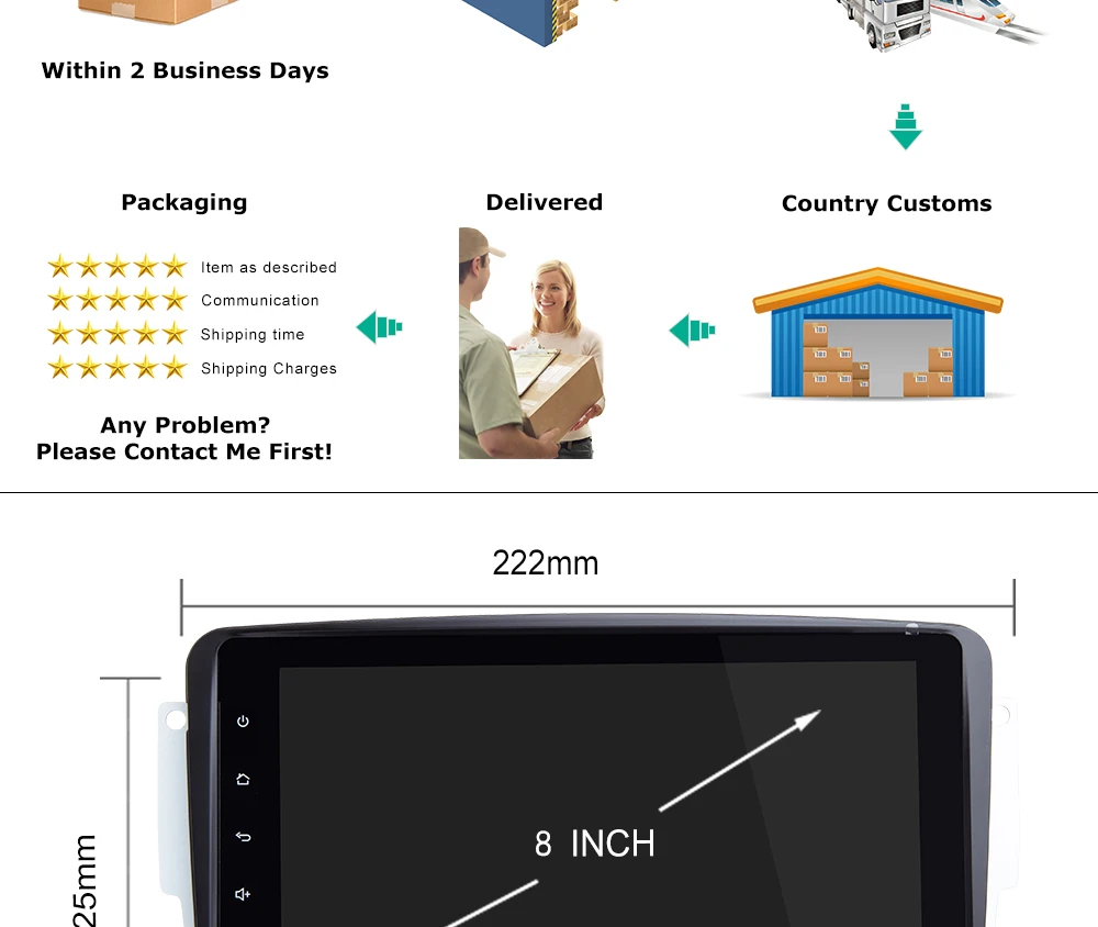 Excellent Josmile Car Multimedia Player 2 Din Android 9.0 GPS For Mercedes/Benz/CLK/W203/W209/W210/W168 Vaneo/Viano/Vito W639 Autoradio 15