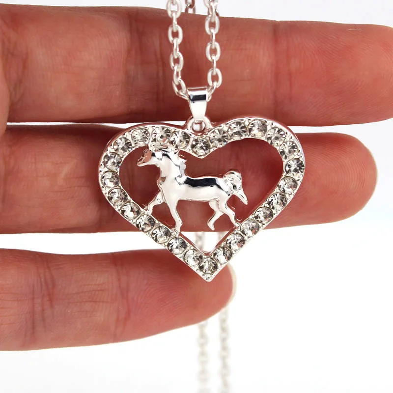 Ожерелье с подвеской в виде лошади hzew|horse jewelry|horse pendanthorse pendant necklace |