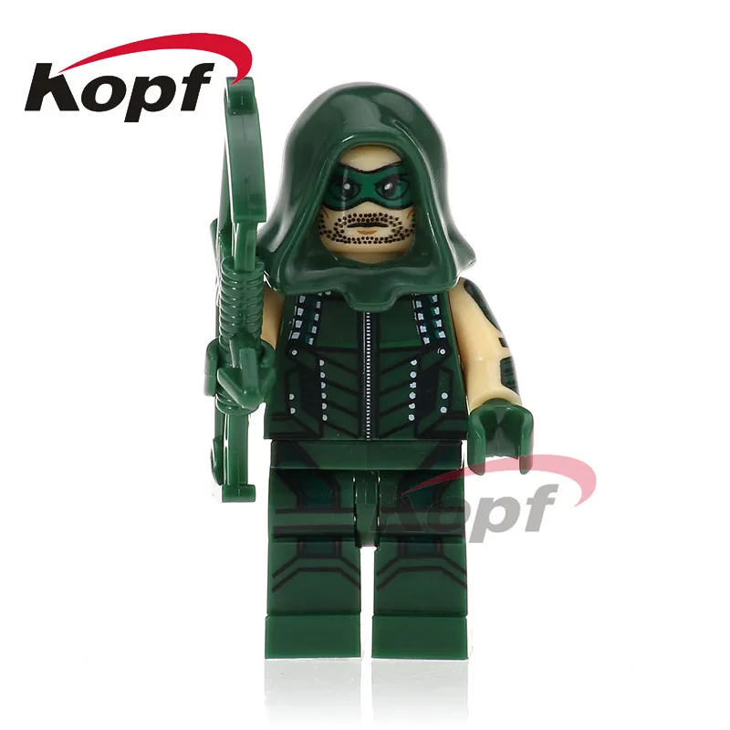 

figures Arrow White Black Canary Mister Terrific Green Lantern Model Building Blocks Bricks Toys For Children XH 728