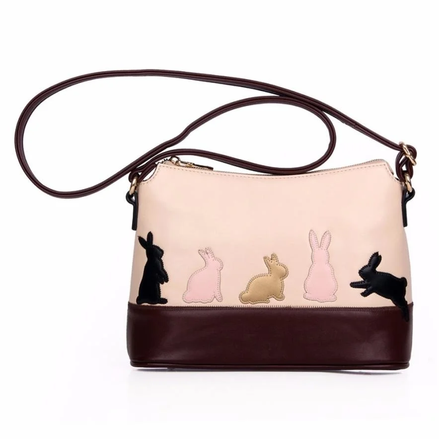 Женщины Сумка Мультфильм Cat Кролик Тиснение Плече Креста Тела Сумка|bag beach|bag sliderbag