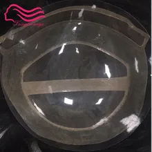 TSINGTAOWIGS, сток женские швейцарские кружевные передние волосы замена, волосы кусок натуральный черный 14/16 дюймов длинные волосы кусок TP011